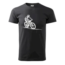 MTB kreslený cyklista MTB kreslený cyklista