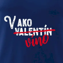 V ako Valentín víno