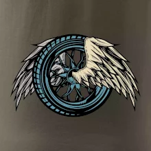 Moto koleso s krídlami