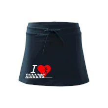 I love running dievča