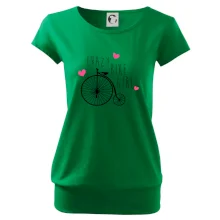 Crazy bike girl