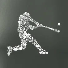 Hráč basebalu ikony