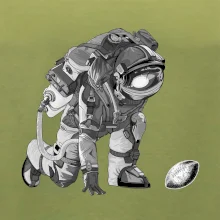 Americký futbal astronaut