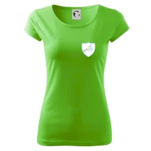 Zúbok na prsníku - zrkadlo