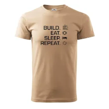 Build eat sleep repeat - tehly Build eat sleep repeat - tehly