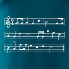 Veľa šťastia zdravia - noty