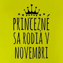 Princezné sa rodia v novembri