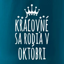 Kráľovné sa rodia v októbri