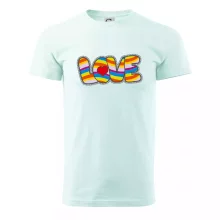 Love nápis dúhový