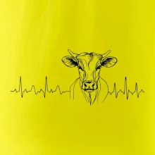 EKG krivka krava