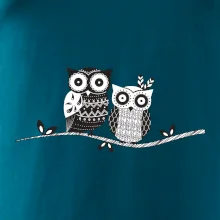 Dve sovy abstraktné