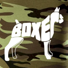 Boxer nápis v tele