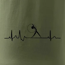 EKG moderná gymnastika obruč