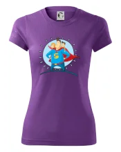 Táta superman - dievča a chlapec