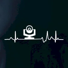 Ekg osvetľovač - robo hlava