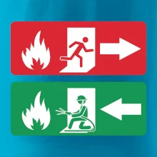 Lidé utíkají, hasiči přibíhají Lidé utíkají, hasiči přibíhají