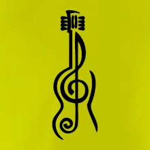 Husľový kľúč gitara Husľový kľúč gitara