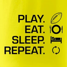 Play Eat Sleep Repeat americký fotbal