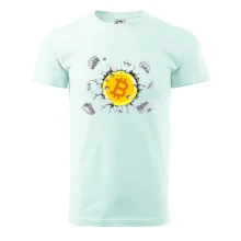 Bitcoin v tričku Bitcoin v tričku