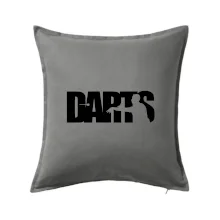 Darts - nápis so šípkarom