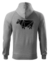 Origami krava z boku