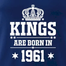Kings are born in 1961