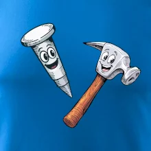 Parové tričko - Kladivo a klinec