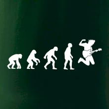 Evolúcia gitarista - výskok Evolúcia gitarista - výskok