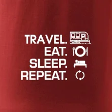 Eat sleep travel - Veľký príves