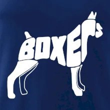 Boxer nápis v tele