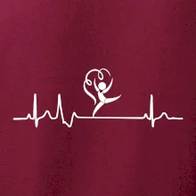 EKG moderná gymnastika stuha