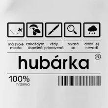 Čiarový kód Hubárka Čiarový kód Hubárka