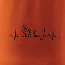 Ekg mamička a dievča + chlapec