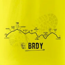 Profil kopců - Brdy