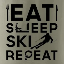 Eat sleep ski repeat