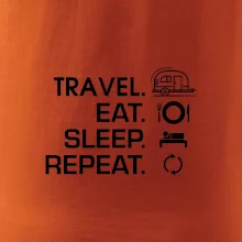 Eat sleep travel - Malý príves