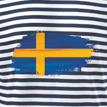 Švédska vlajka kreslená