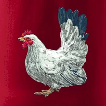 Sliepka kreslená biela