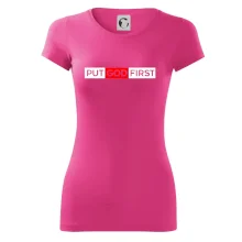 Put God first obdĺžnik Put God first obdĺžnik