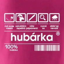 Čiarový kód Hubárka Čiarový kód Hubárka