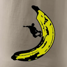 Skateboardista na banánu