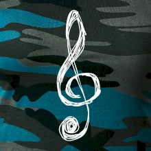 Husľový kľúč kreslený