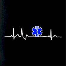 EKG rescue modrá hviezda