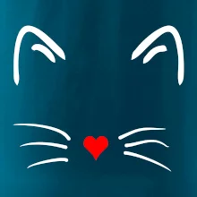 Mačka - srdce namiesto nosa