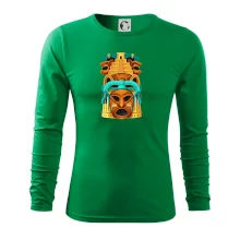 Mayová maska s pyramídou