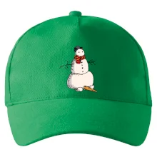 Snehuliak so spadnutým nosom