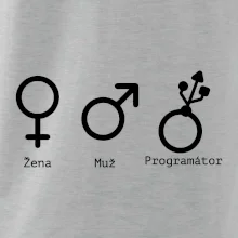 Muž žena programátor