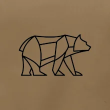 Geometria ľadový medveď chodiaci