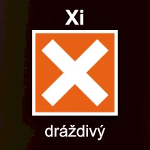 Xi Dráždivý - Výstražná tabuľka na tričku