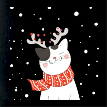 Mačka sa sobími rohmi